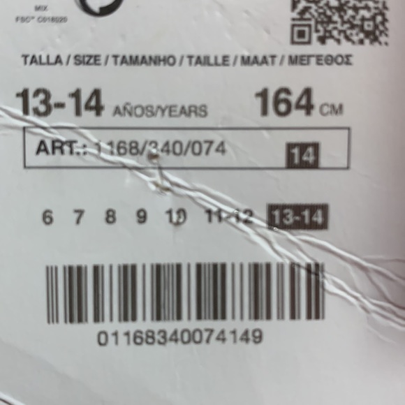 Zara kids - girls kimono style jumpsuit size 13-14 girls - Picture 5 of 5